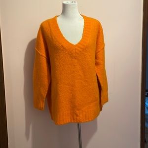 Zara Sweater Medium Orange